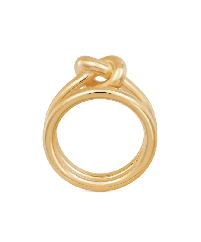 Knot Double Ring
