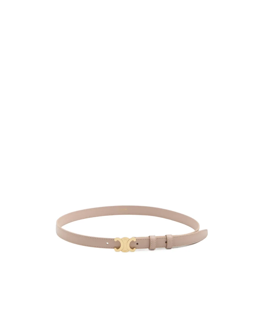 Small Triomphe Belt In Taurillon Leather