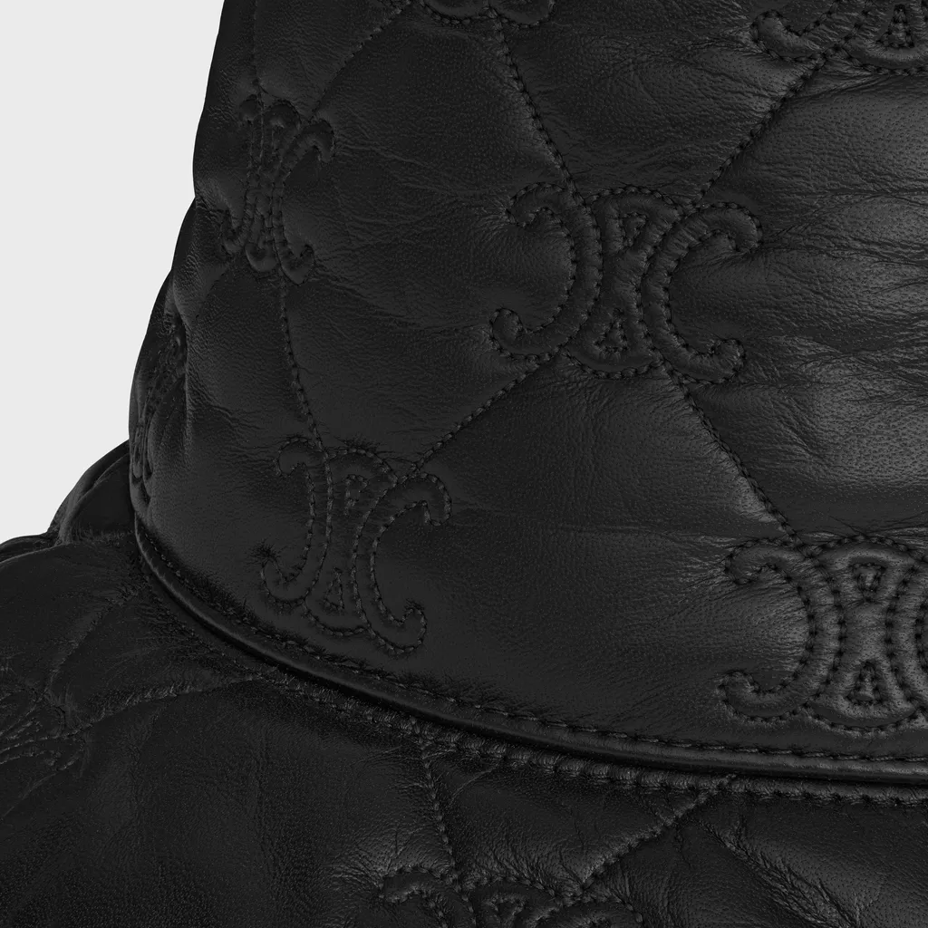 Triomphe Quilted Bucket Hat
