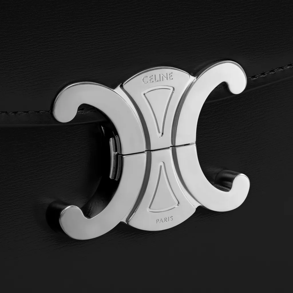 Small Cartable Triomphe In Shiny Calfskin