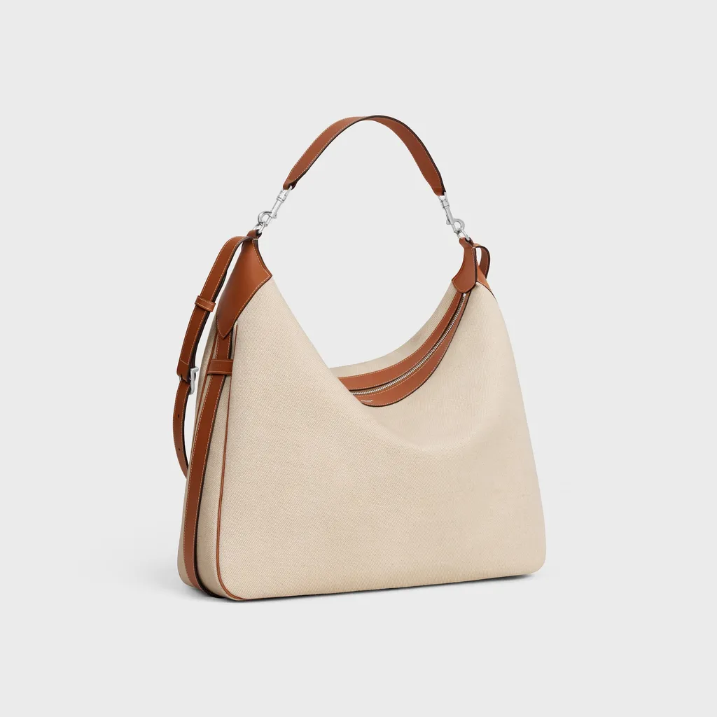 Romy Weekend Bag In Textile And Calfskin