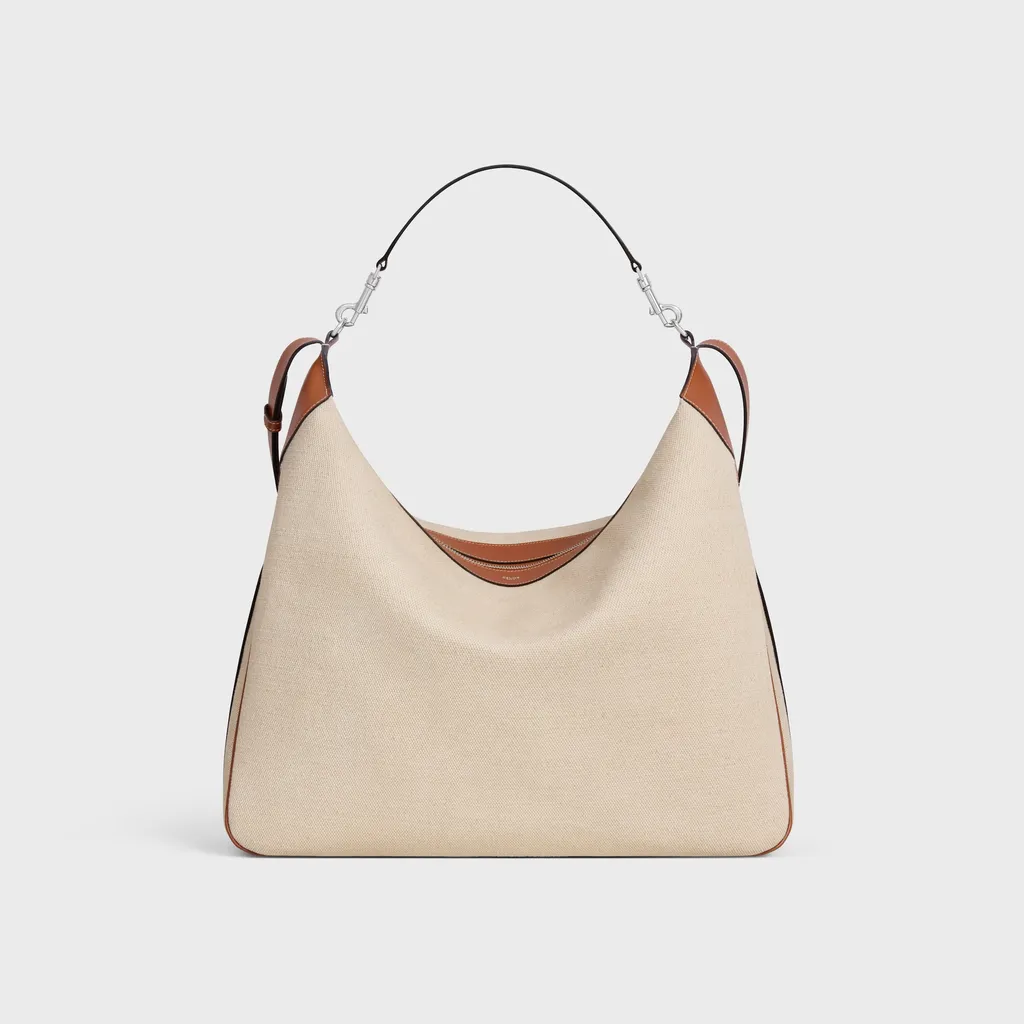 Romy Weekend Bag In Textile And Calfskin