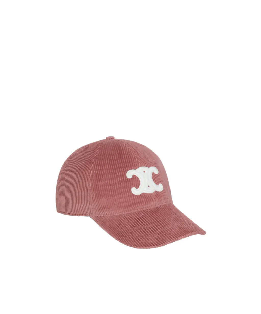 Triomphe Baseball Cap In Corduroy