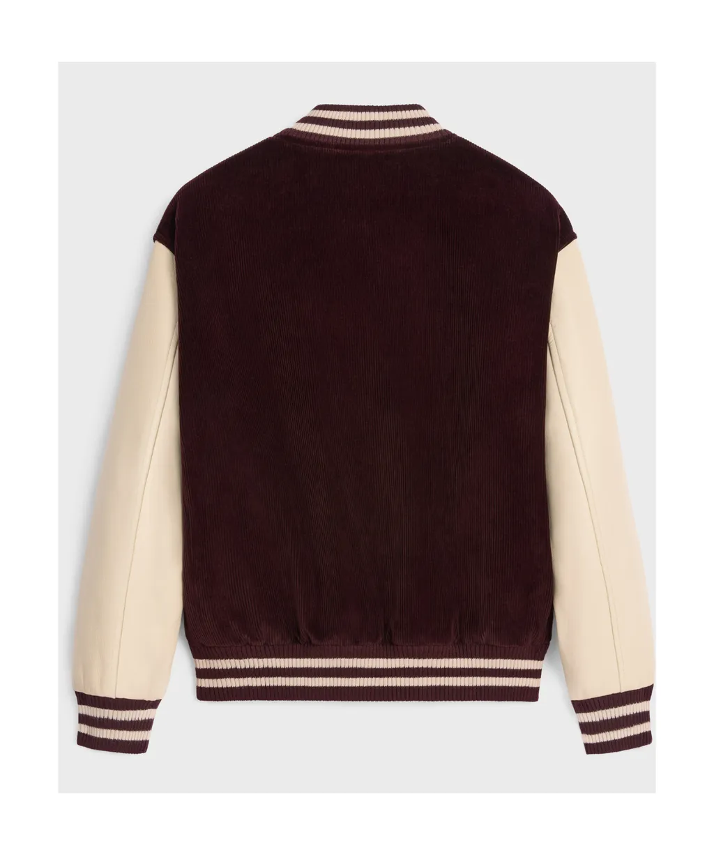 Loose Teddy Jacket In Triomphe Corduroy