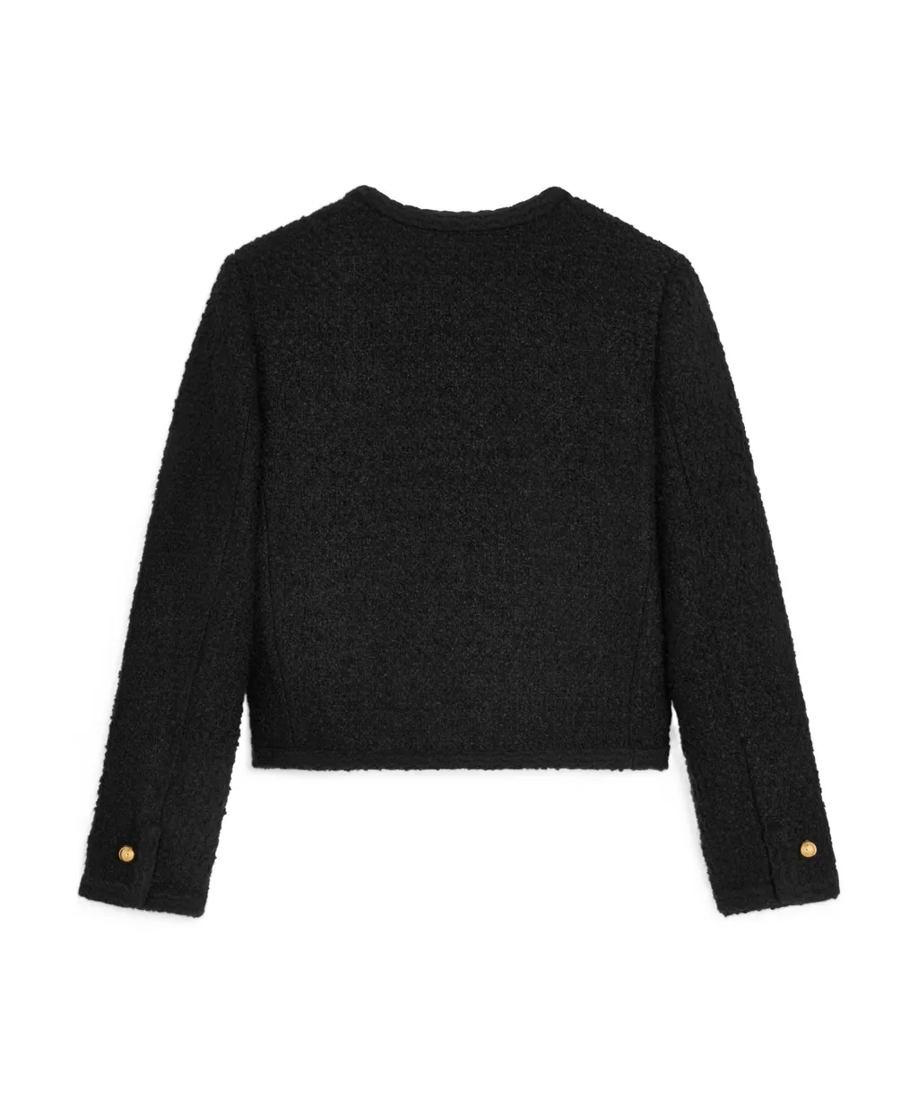Chasseur Jacket In Bouclé Tweed Cashmere