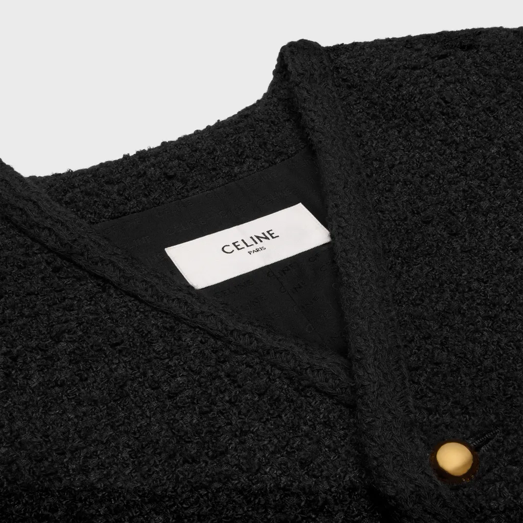 Chasseur Jacket In Bouclé Tweed Cashmere