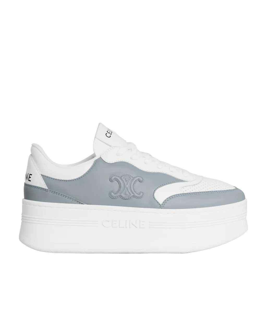 Block Sneaker With Triomphe In Calfskin