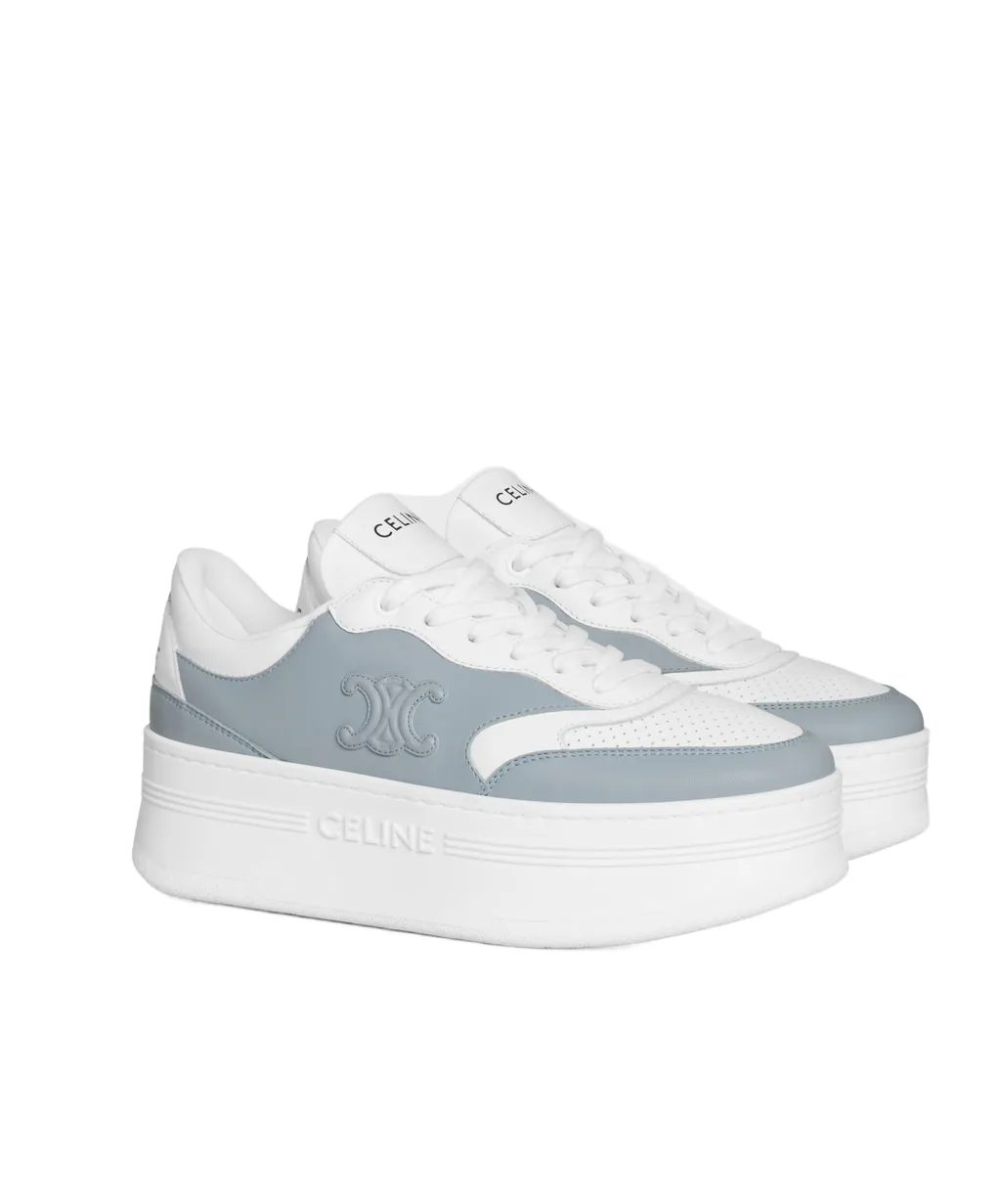 Block Sneaker With Triomphe In Calfskin
