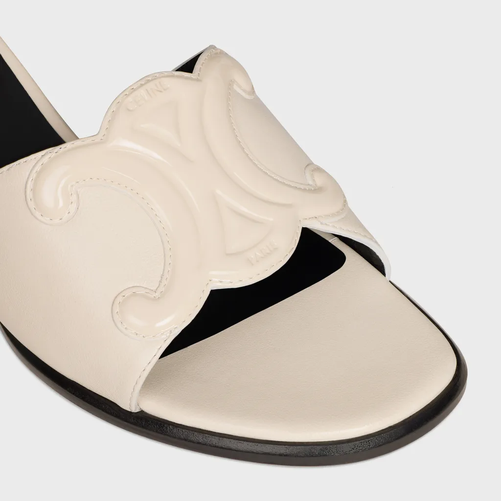 Clemence Mule In Lambskin And Patent Calfskin