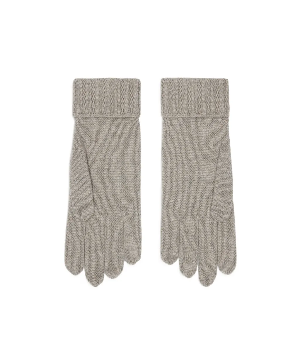 Triomphe Cable-Knit Gloves In Cashmere