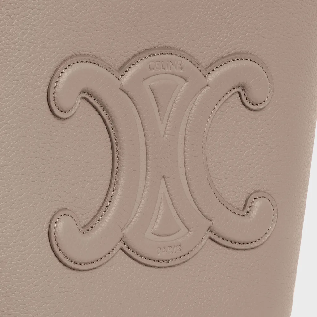 Small Cuile Triomphe Logo Bucket Bag