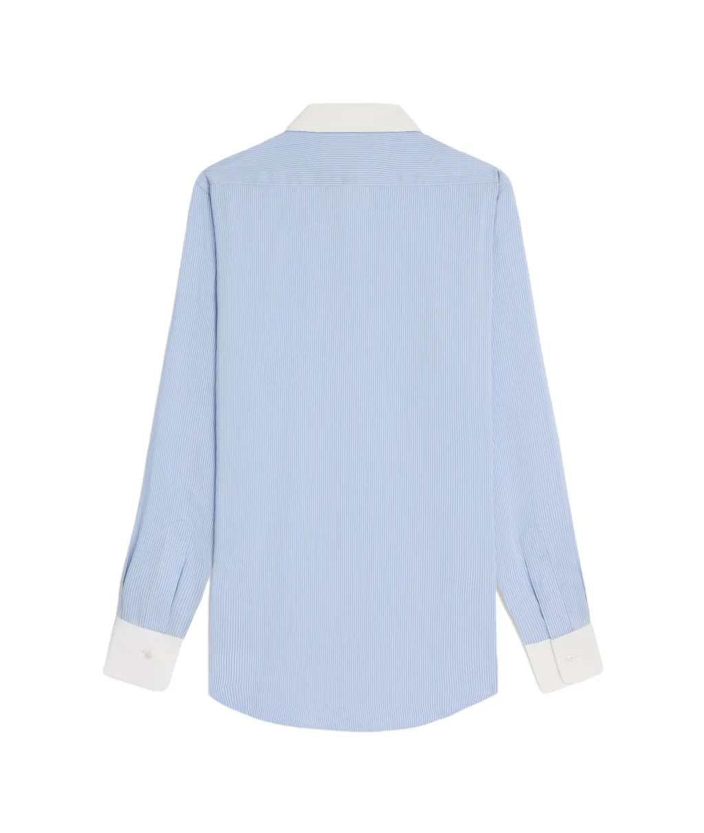 Romy Shirt In Striped Silk