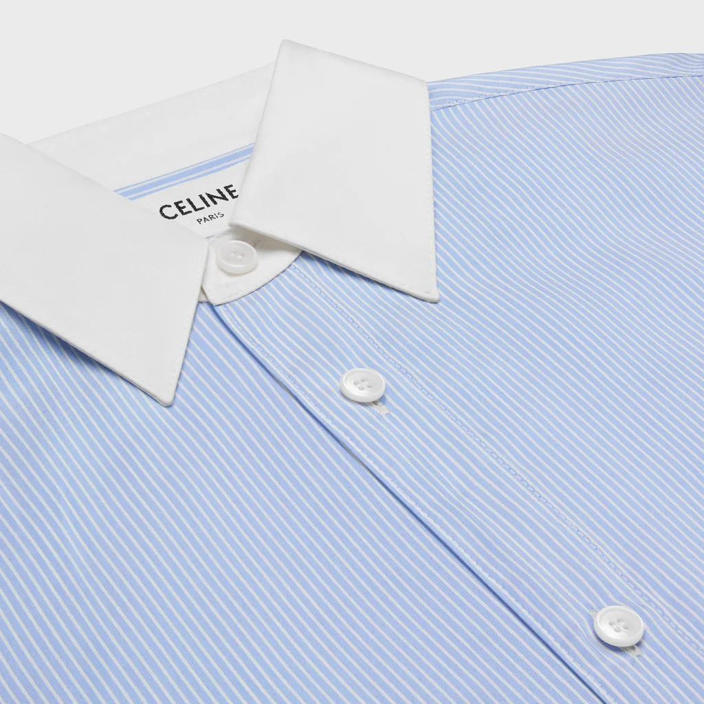 Romy Shirt In Striped Silk