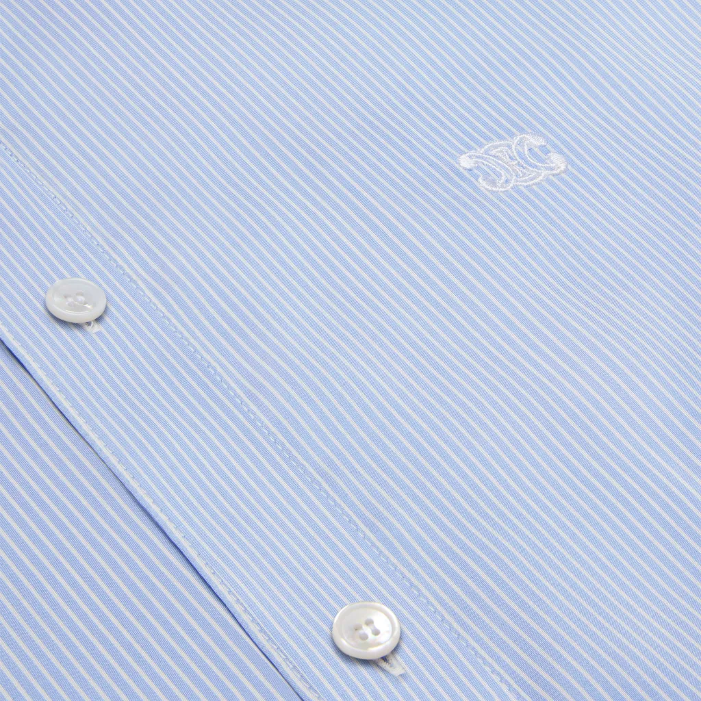 Romy Shirt In Striped Silk