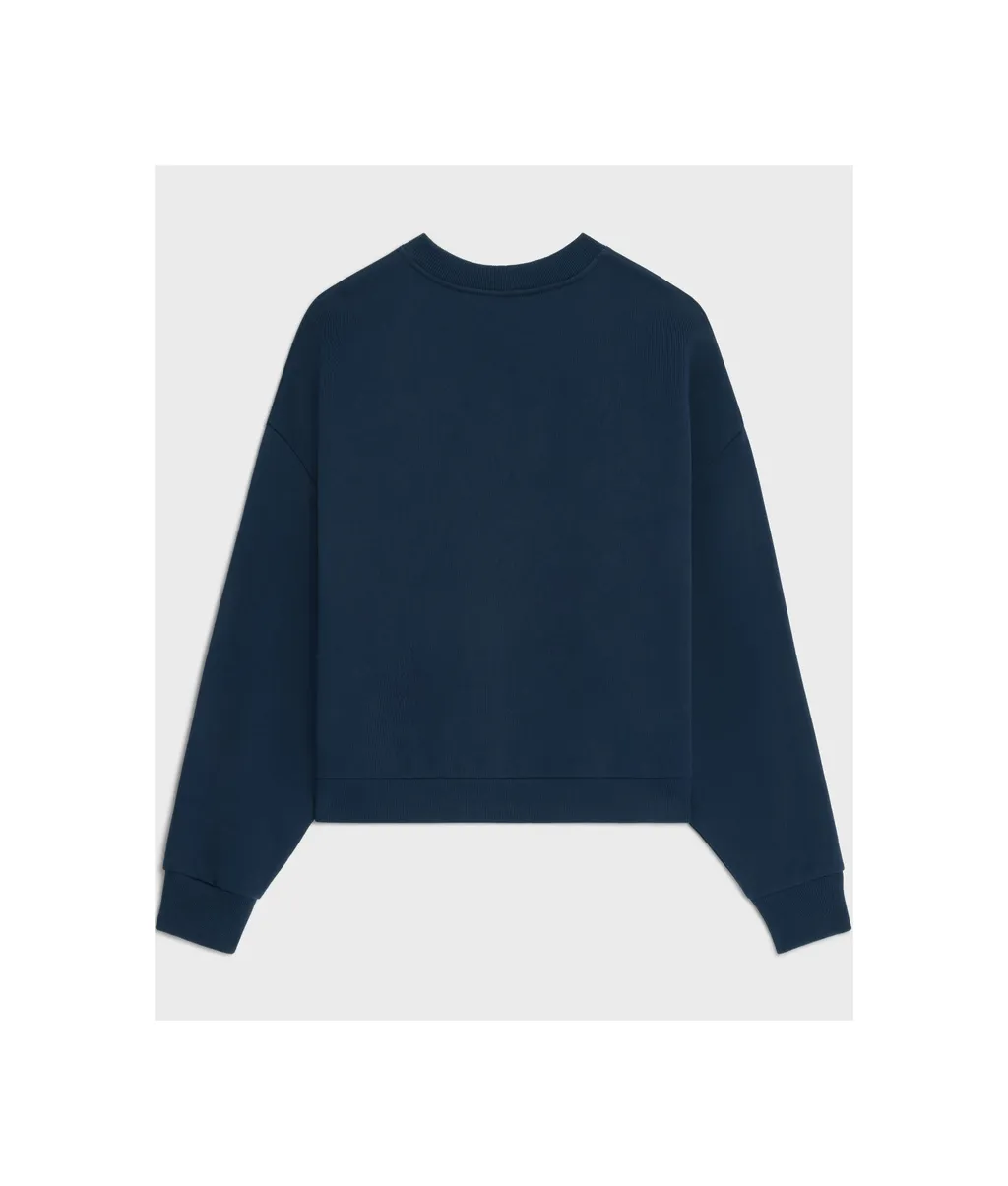 Oversized Celine Sweatshirt In Cotton Fleece