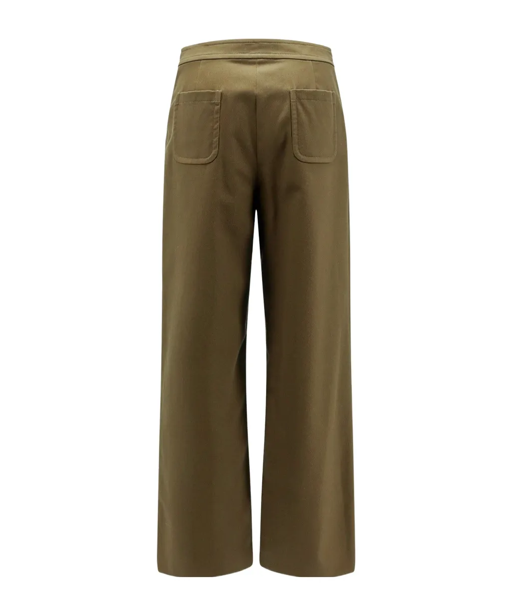 Belt-Loop Casual Pants