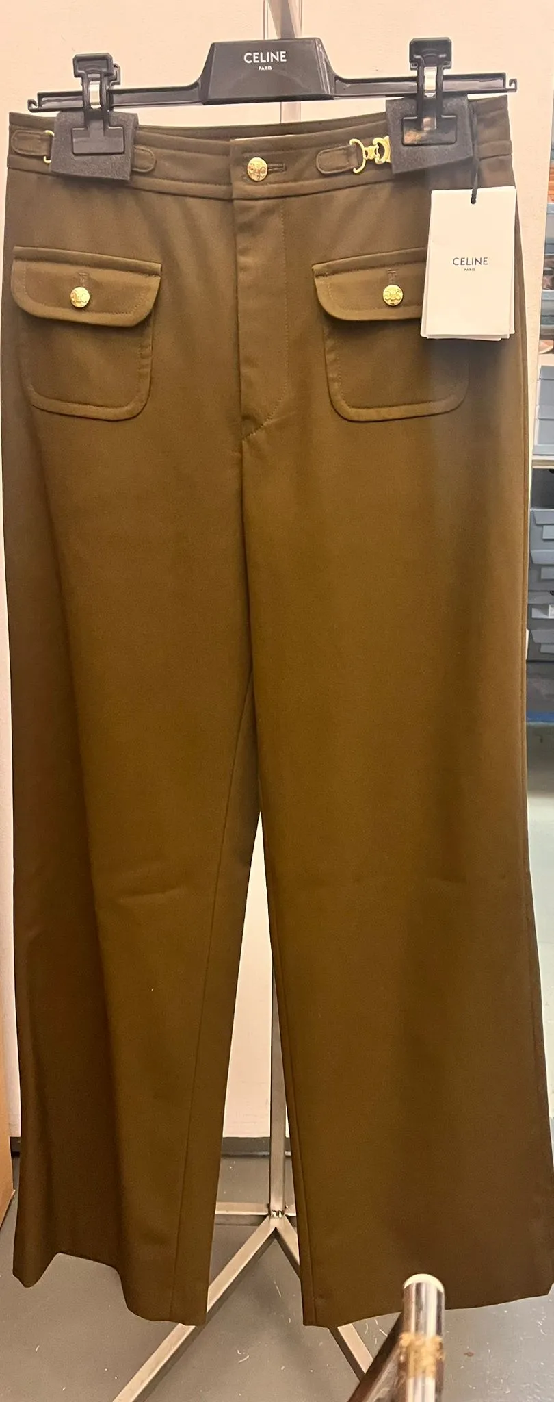 Belt-Loop Casual Pants