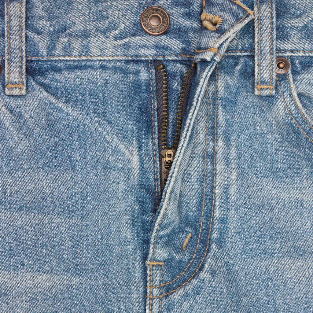 Marco Jeans In Steel Blue Wash Denim