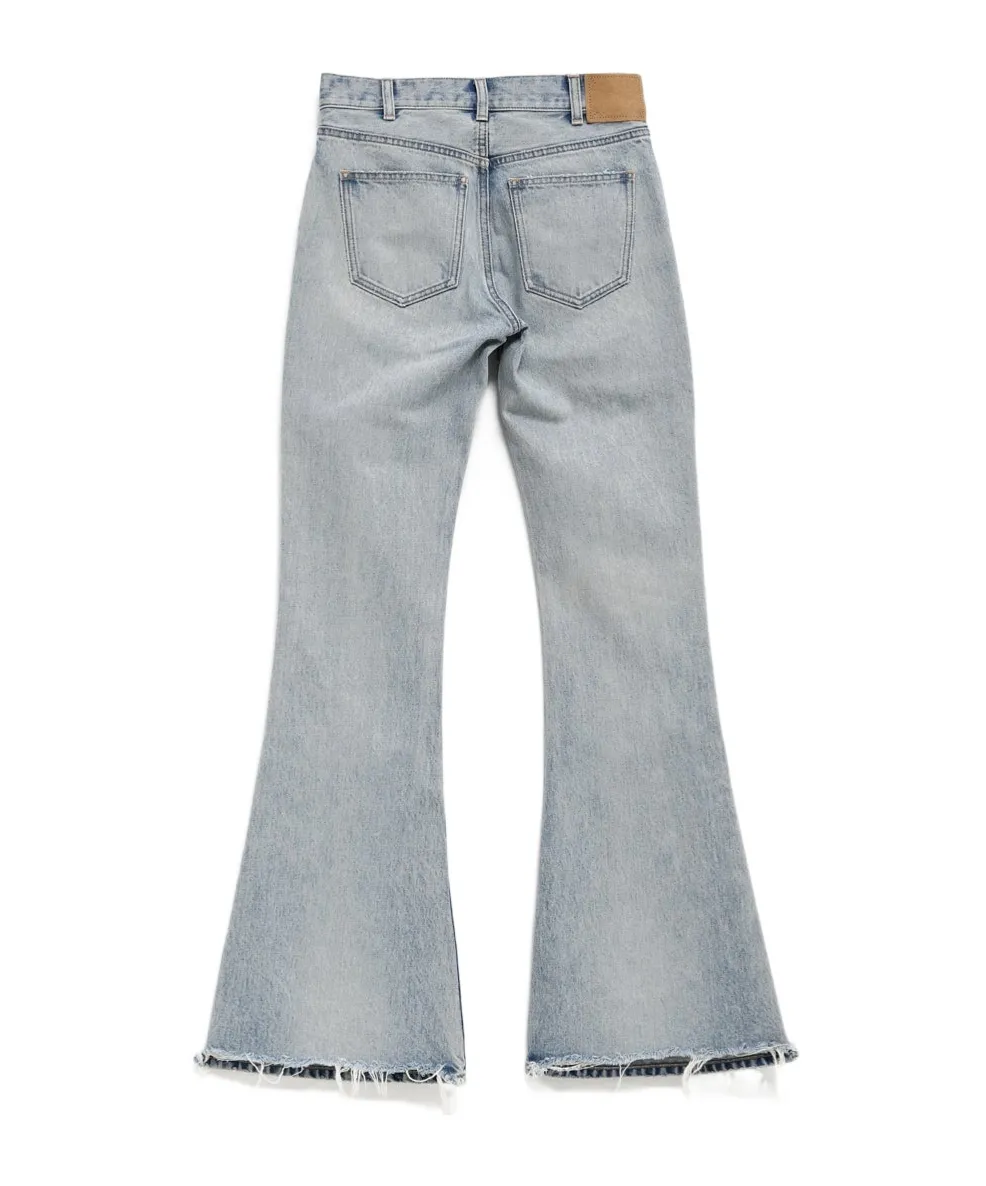 Low-Rise Flared Leg Jeans