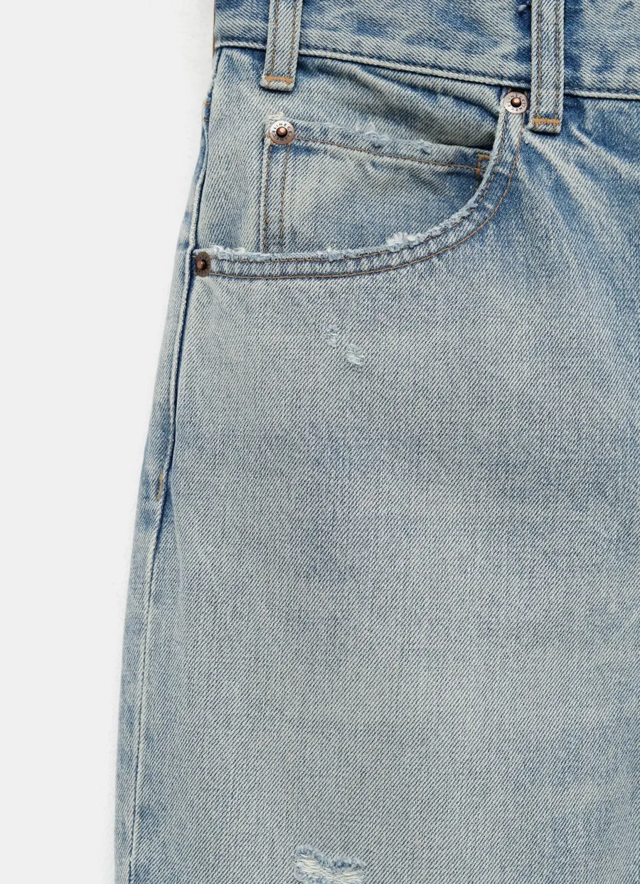 Low-Rise Flared Leg Jeans