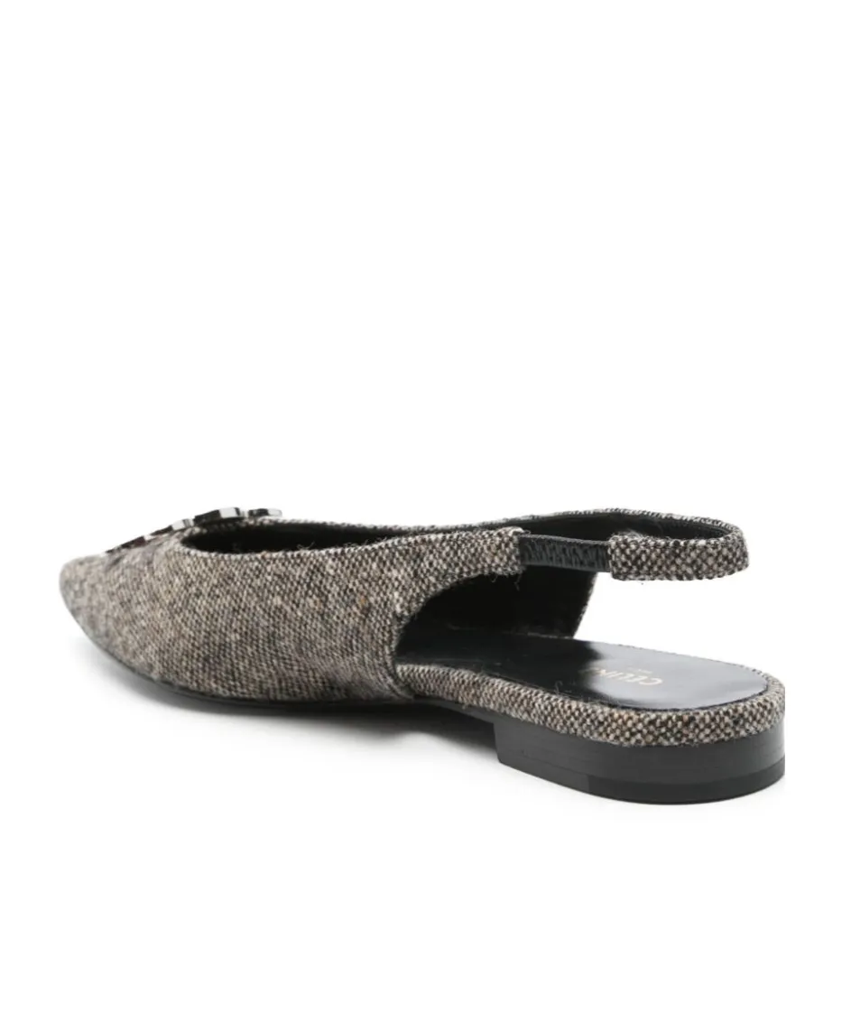 Pointed Slingback Flats