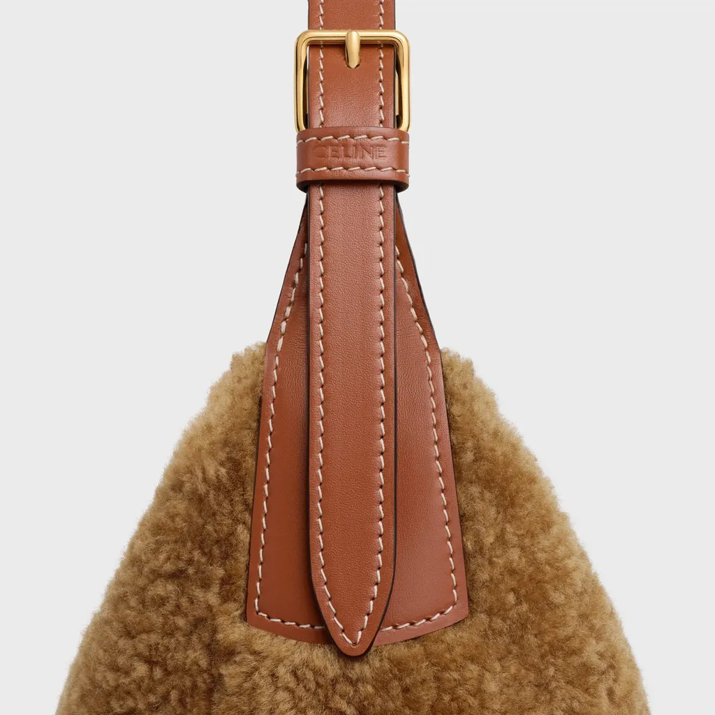 Small Heloise Bag In Shearling And Calfskin