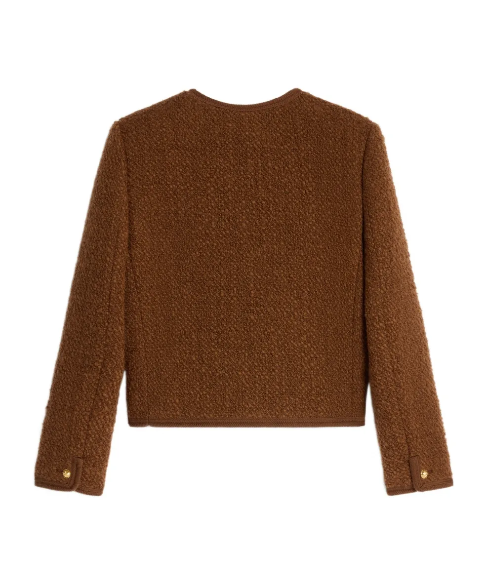 Chelsea Jacket In Mohair Wool Tweed