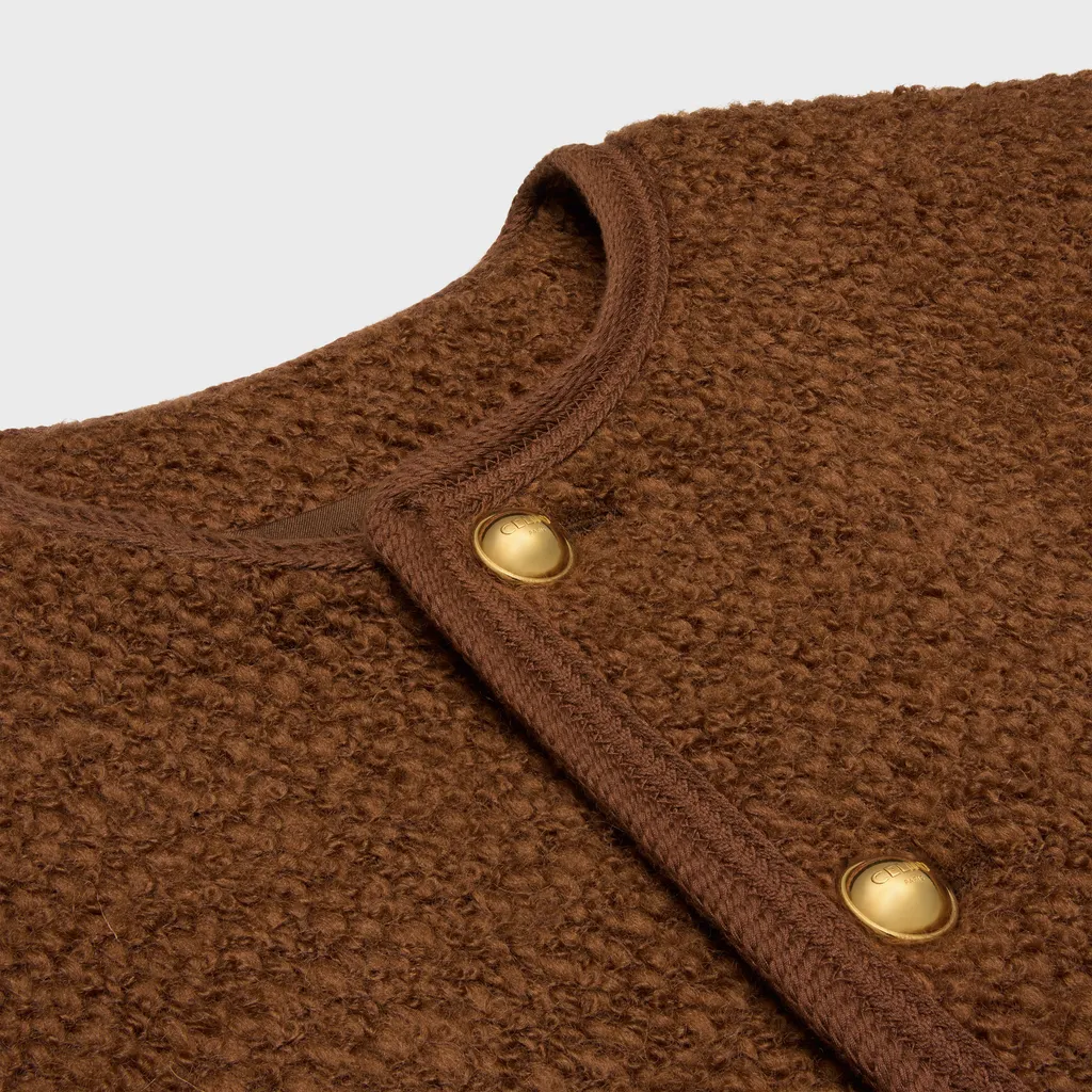 Chelsea Jacket In Mohair Wool Tweed