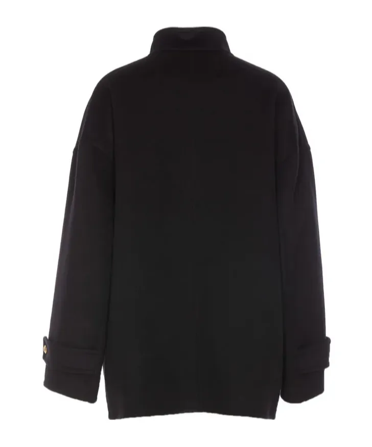 Egg Coat In Double Face Wool