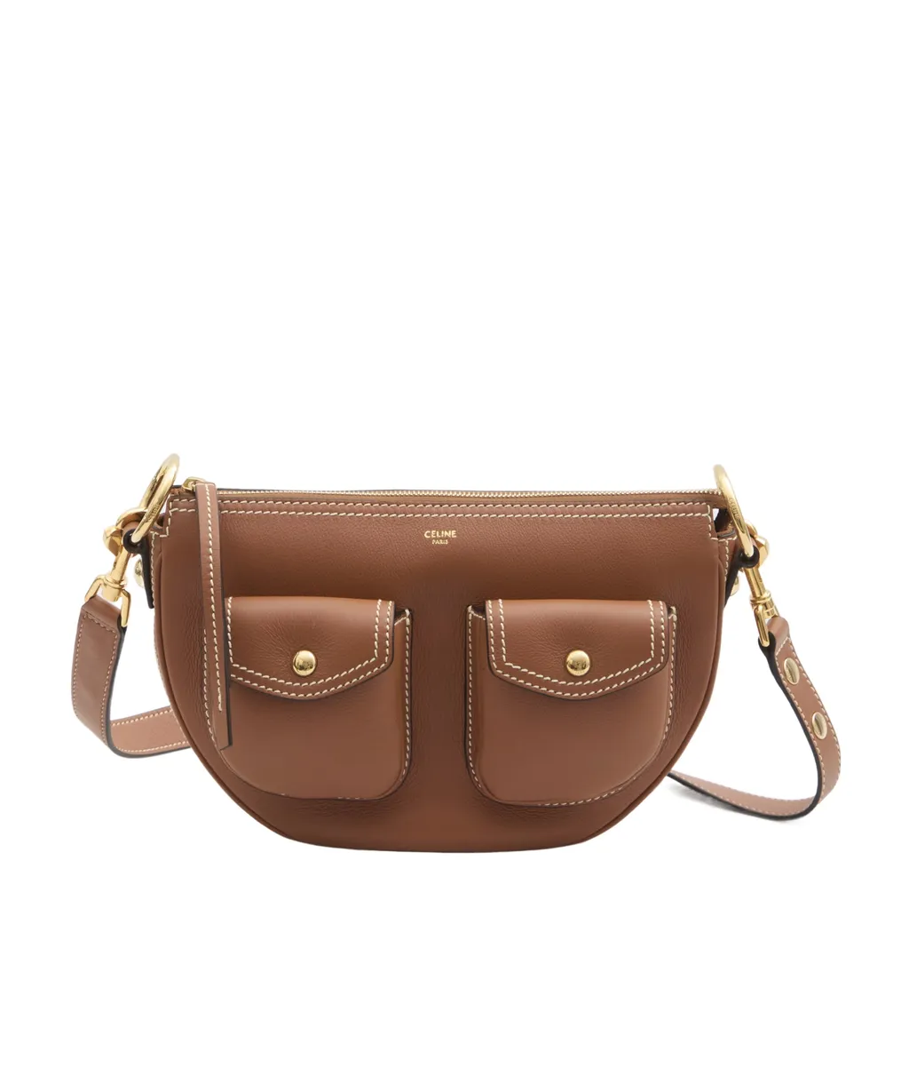 Zip-Open Shoulder Bag