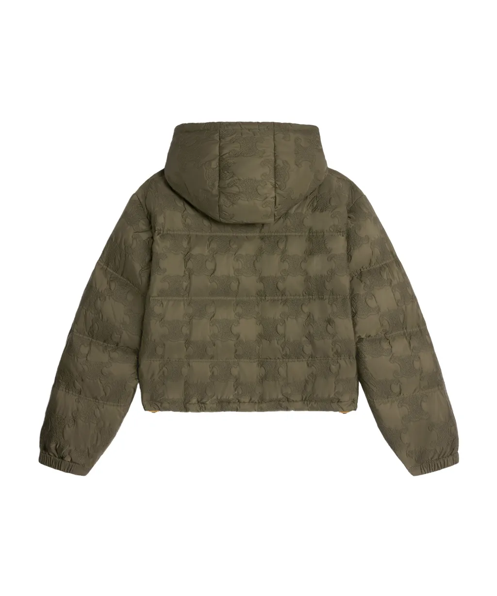 Cropped Triomphe Down Jacket