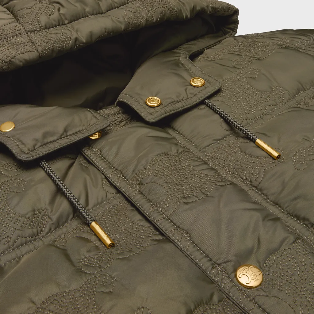 Cropped Triomphe Down Jacket