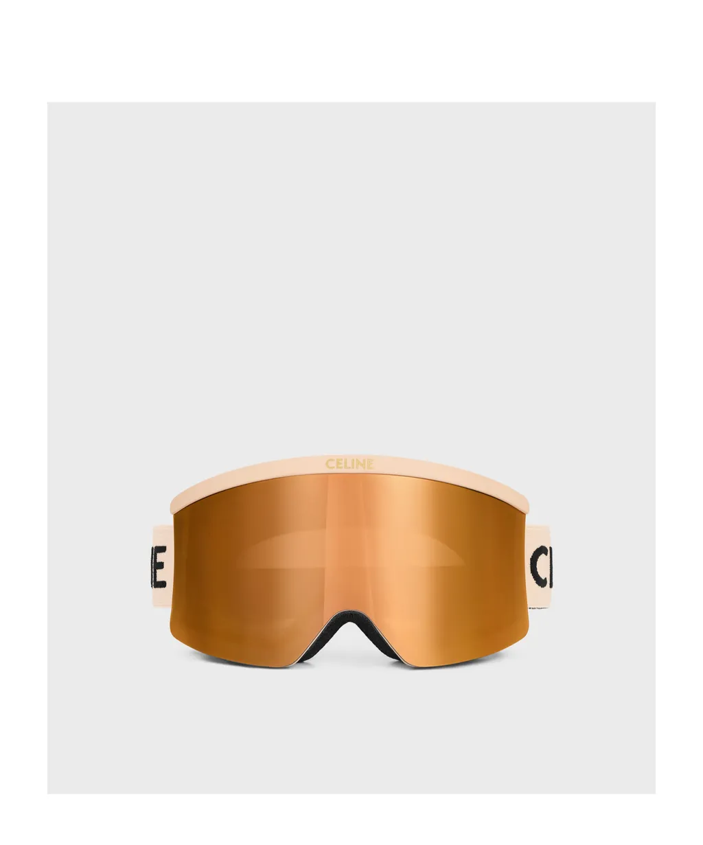 Ski Mask With Mirror Lenses
