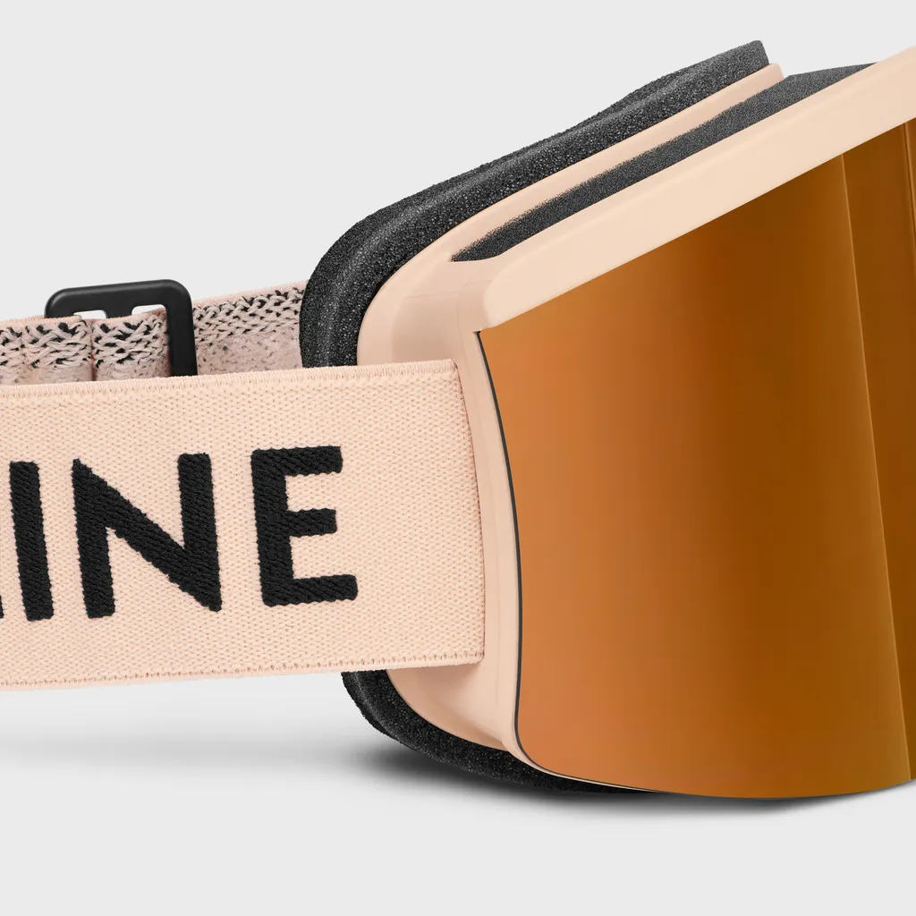 Ski Mask With Mirror Lenses