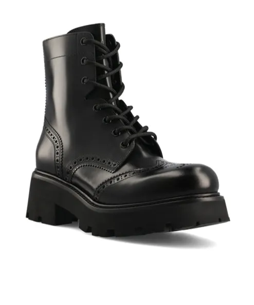 Triomphe Rangers Zipped Boot In Polished Bull