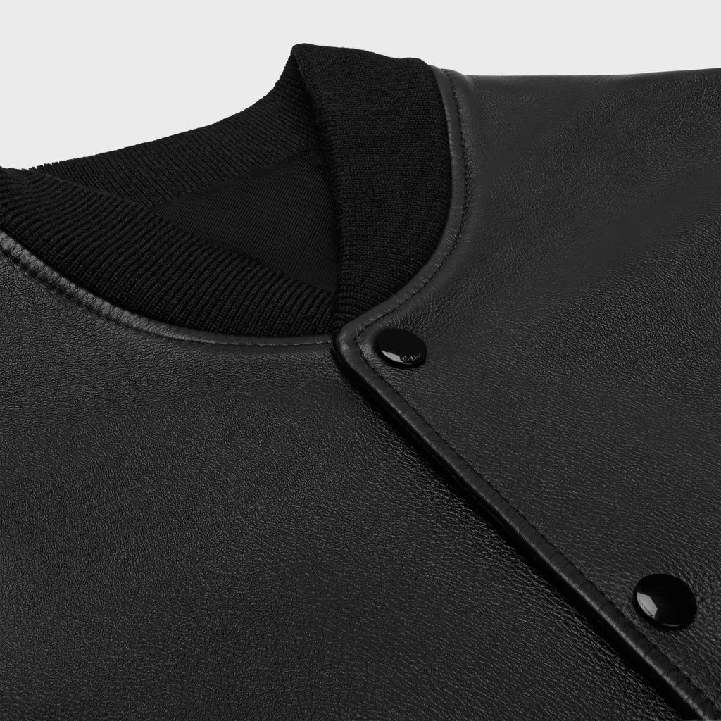 Leather Bomber Jacket