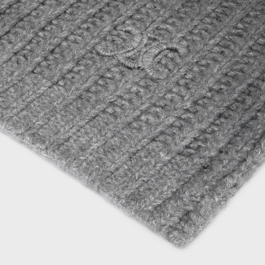 Triomphe Scarf In Cashmere, Wool And Silk