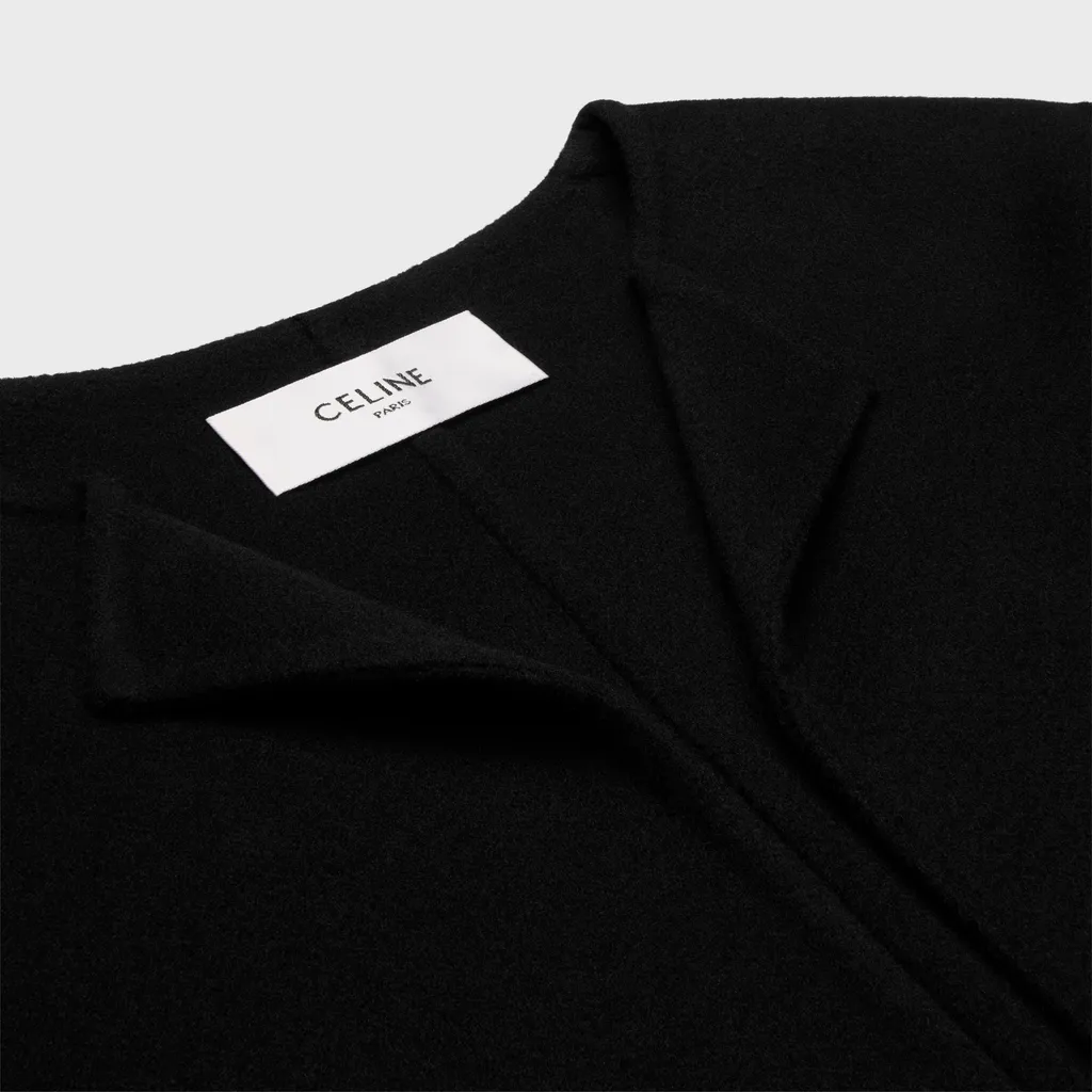 Bathrobe Coat In Double Face Cashmere