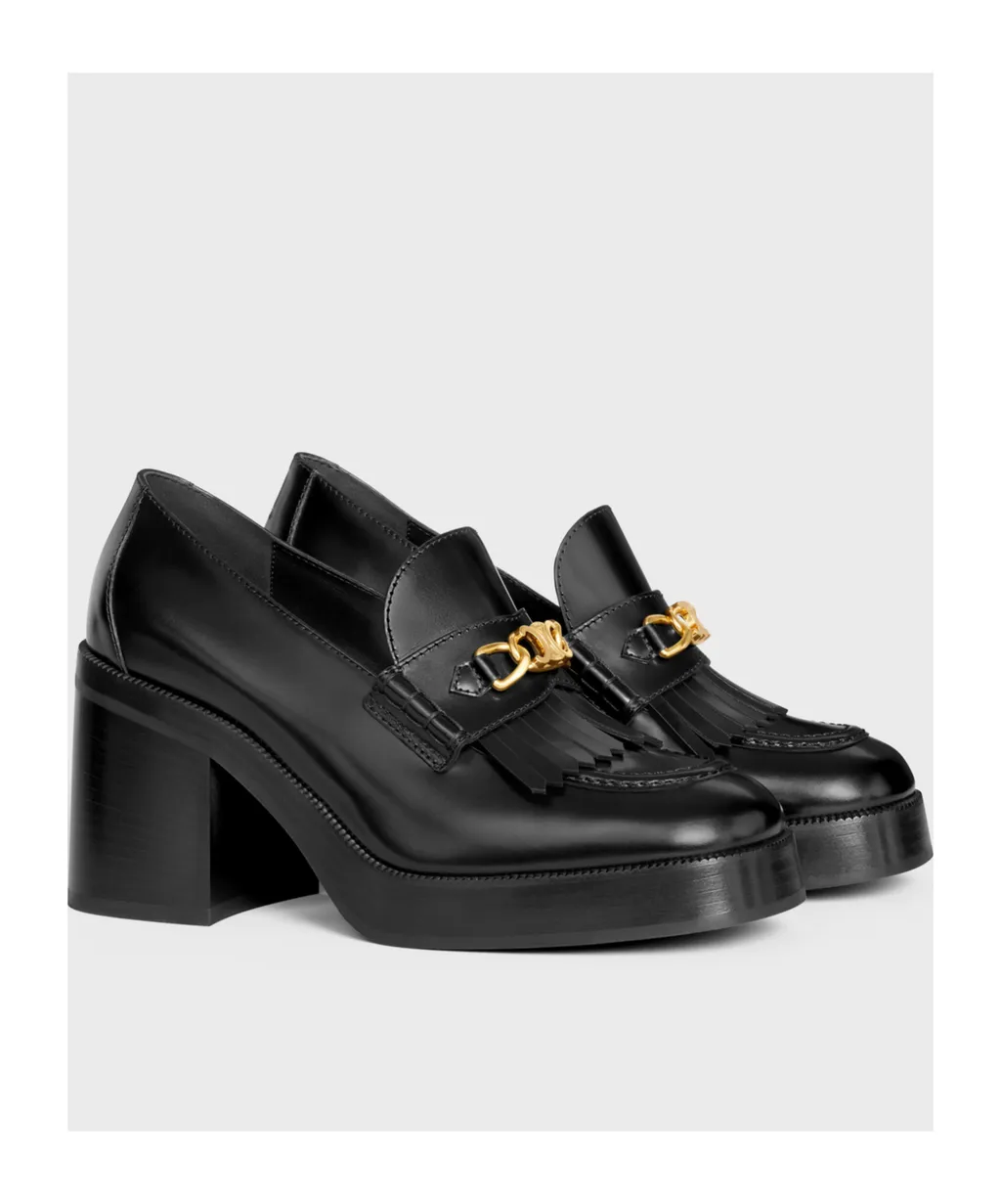 Tess Loafer In Polished Bull