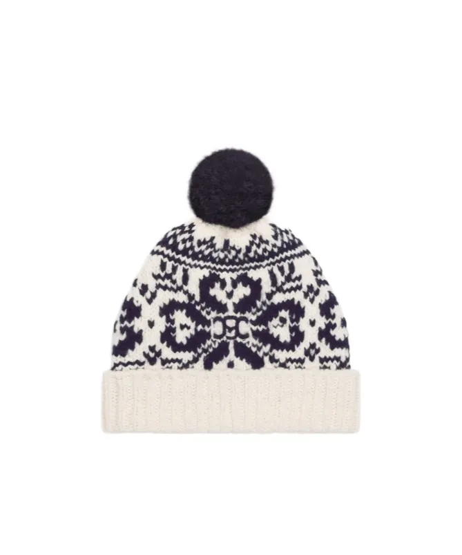 Beanie In Fair Isle Wool