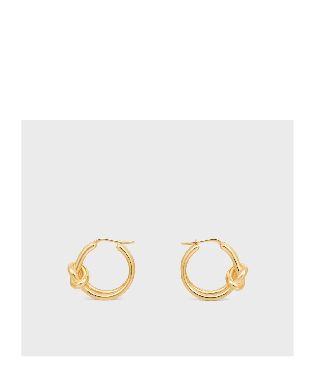 Knot Double Hoops