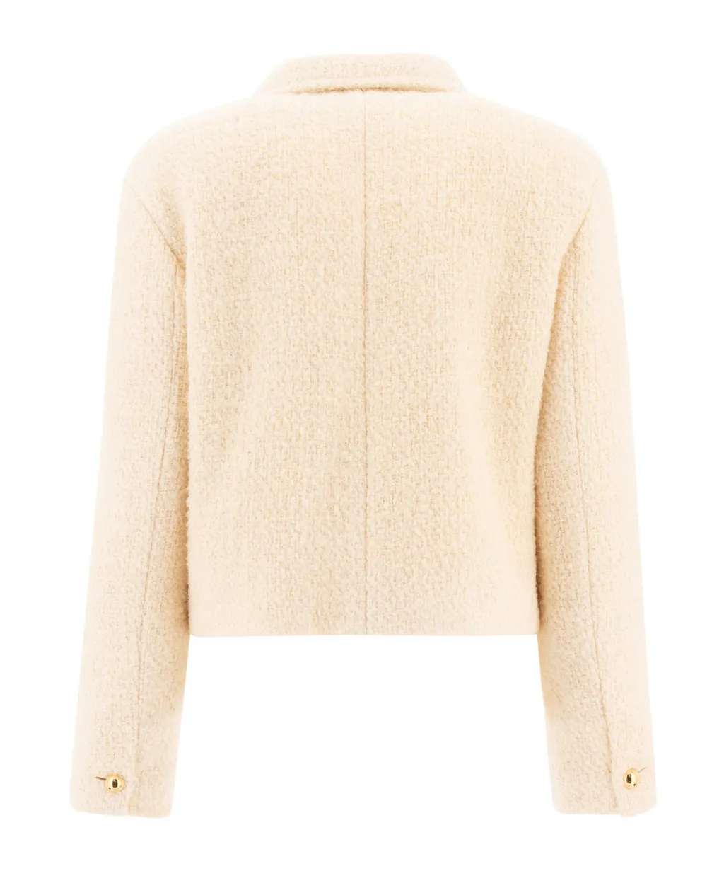 Chasseur Jacket In Mohair Wool Tweed