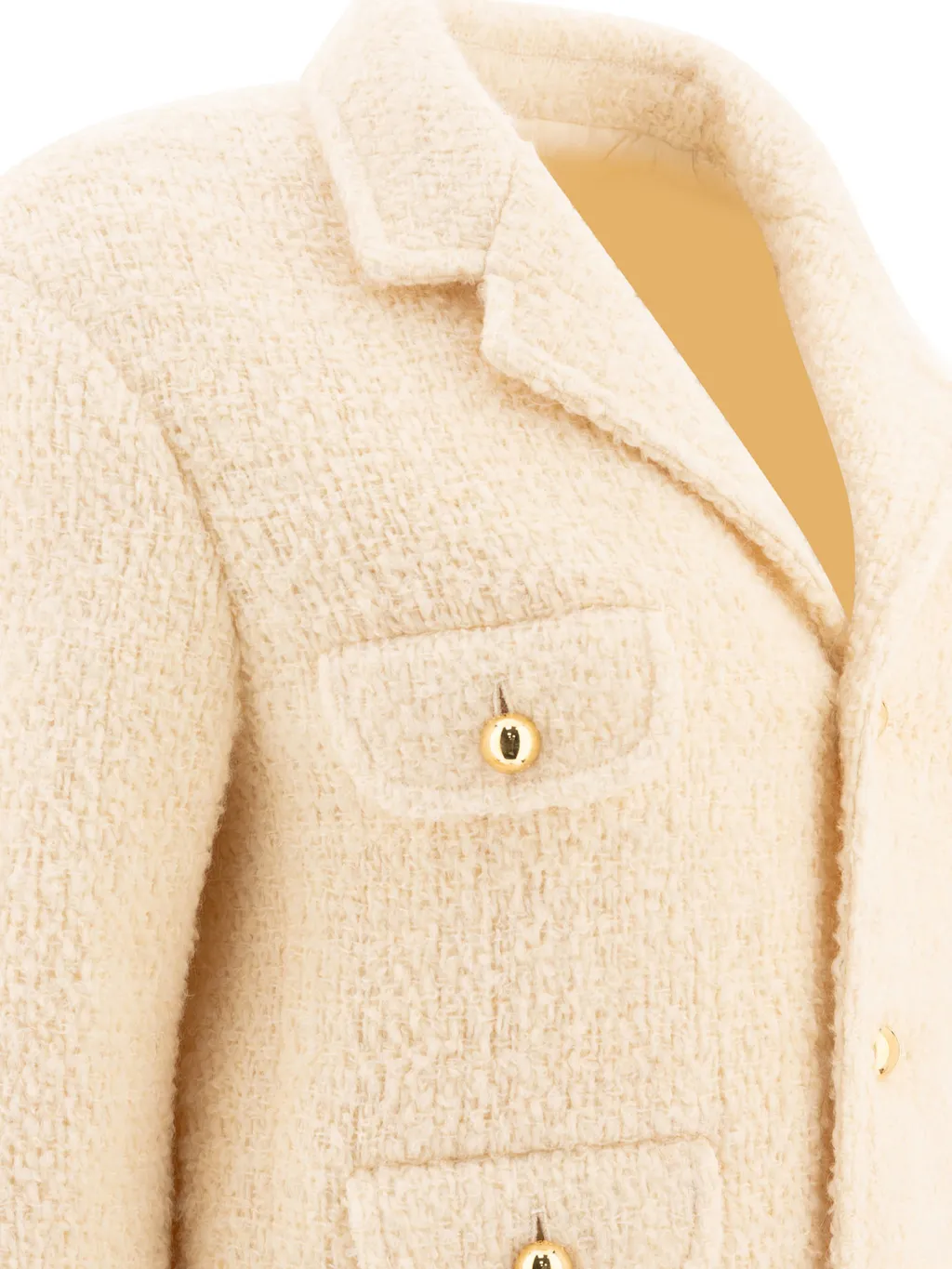 Chasseur Jacket In Mohair Wool Tweed