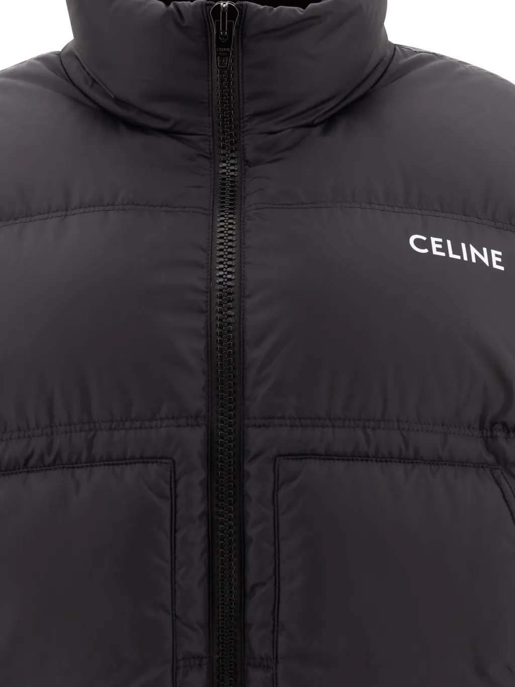 Cropped Down Jacket In Lightweight Nylon