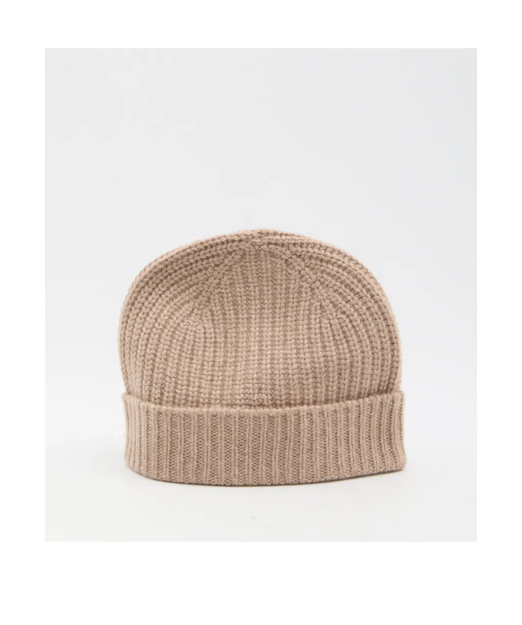 Triomphe Beanie In Seamless Cashmere