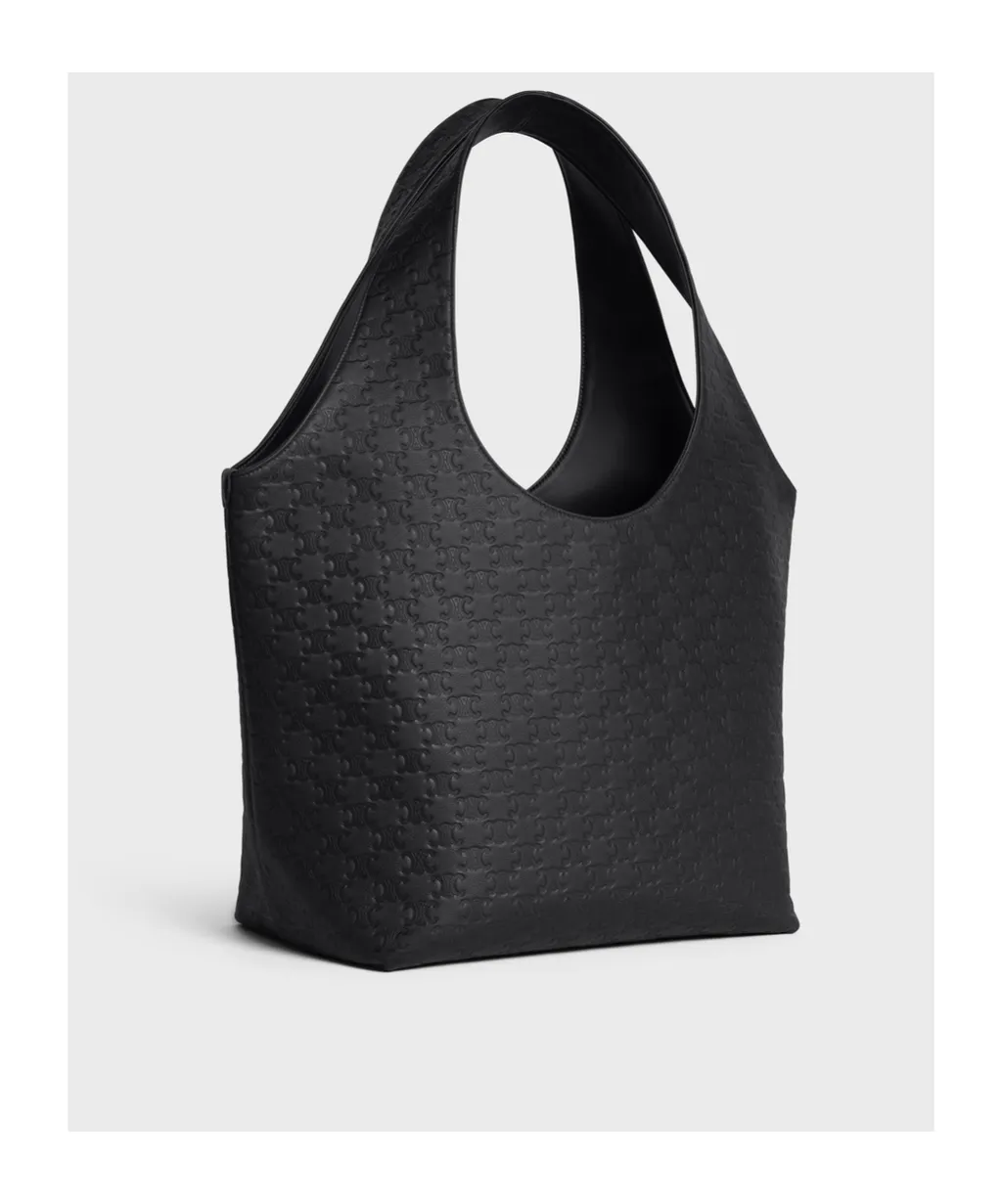 Shopper Cabas In Calfskin Triomphe Embossed