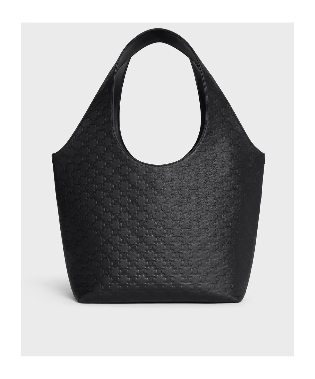 Shopper Cabas In Calfskin Triomphe Embossed