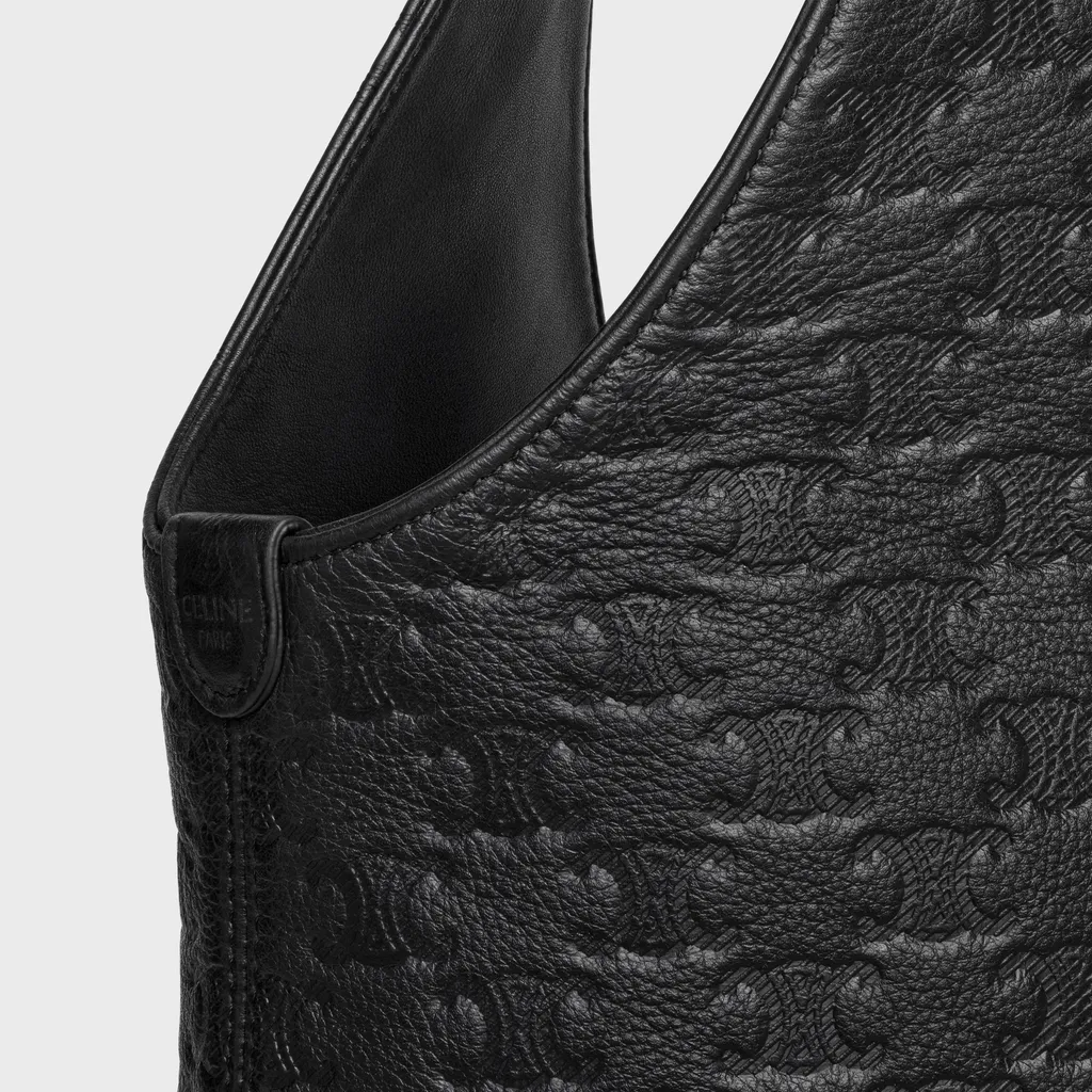 Shopper Cabas In Calfskin Triomphe Embossed