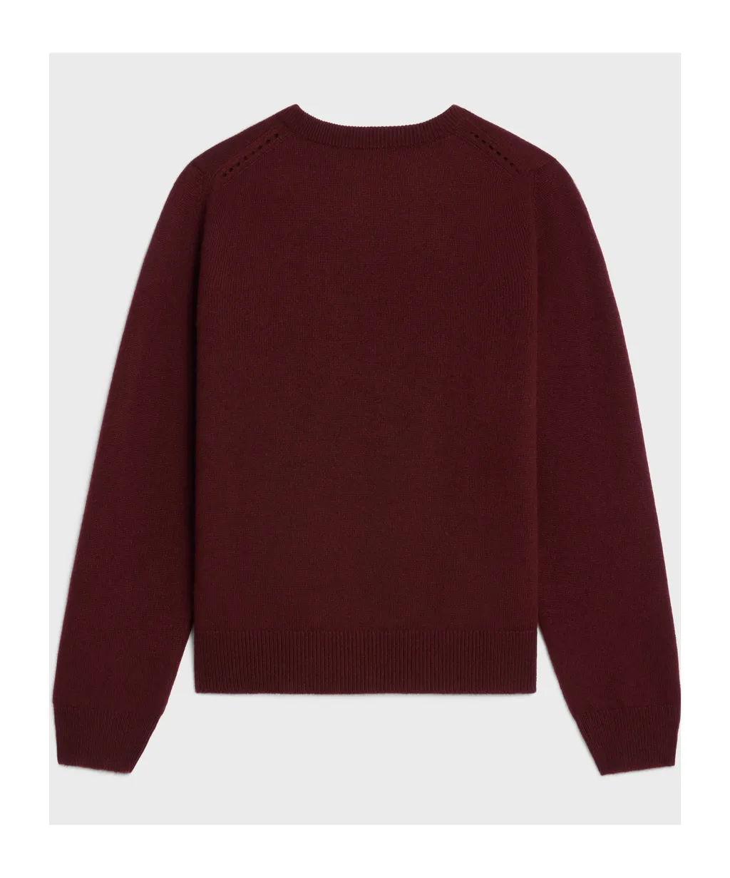 Crew Neck Sweater In Scottish Cashmere