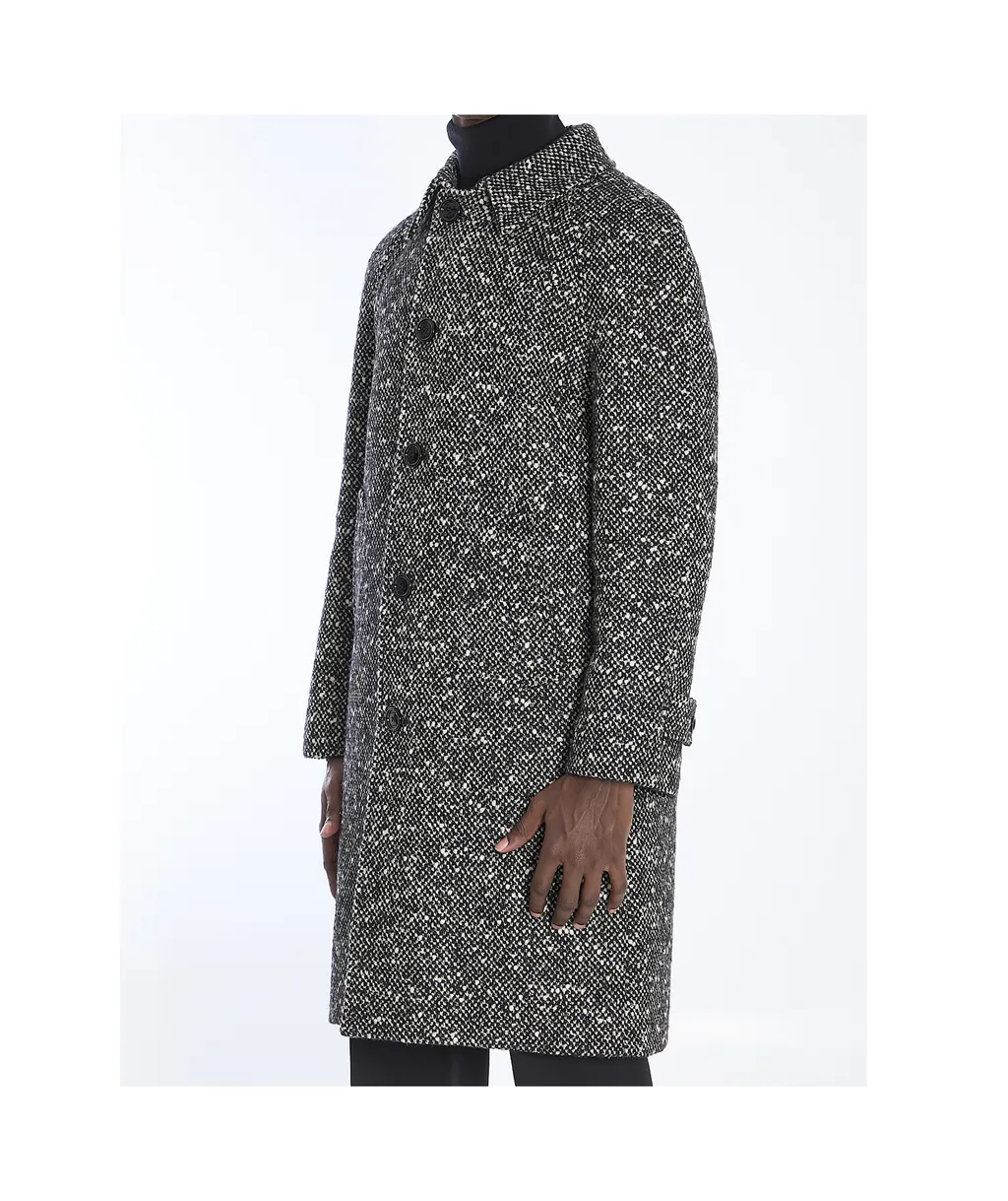 Camden Mac Coat In Wool Tweed